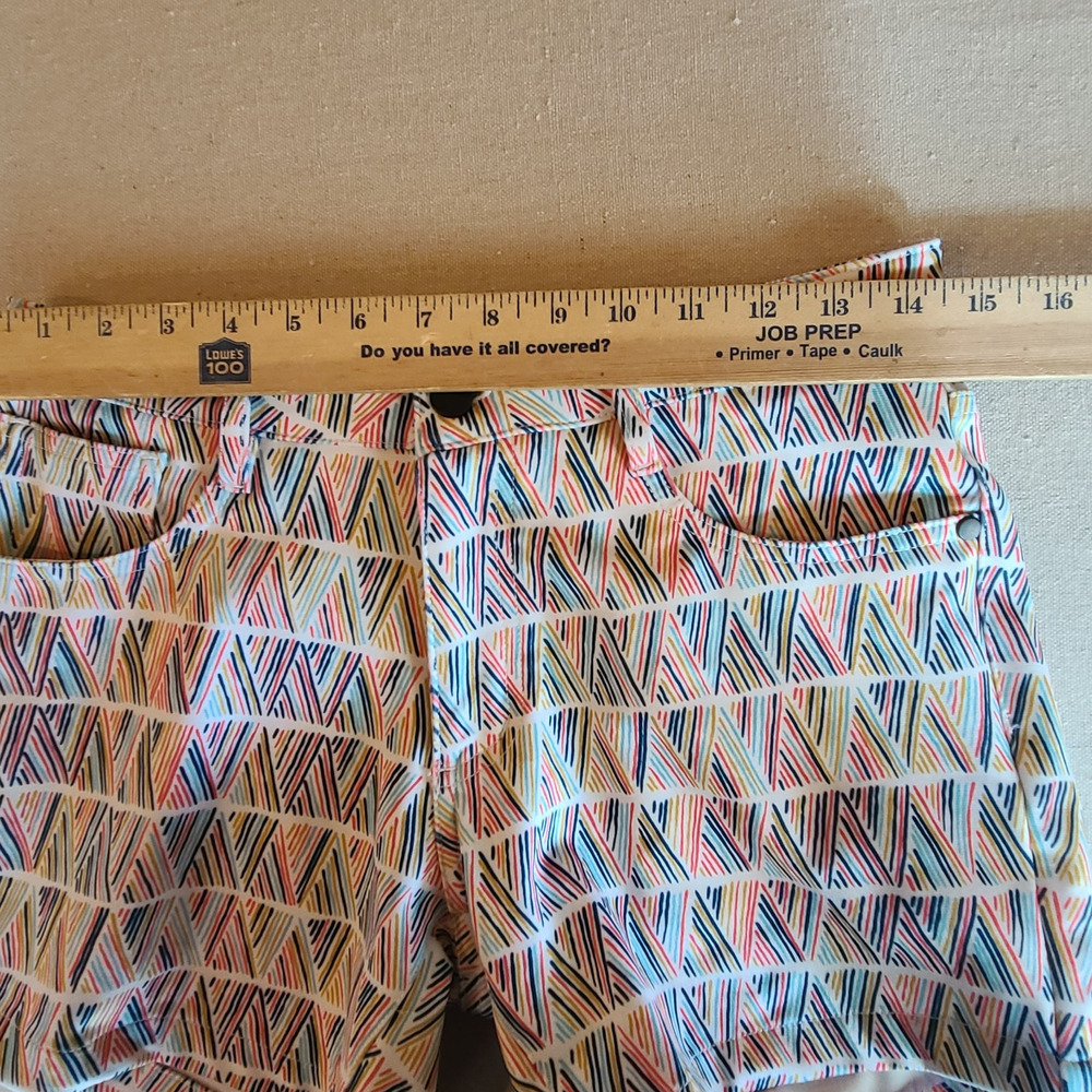 Ball Beachwear Short Kirk 5" Vibrant Colorful Retro Resortwear Festive Size 31 - Picture 6 of 9